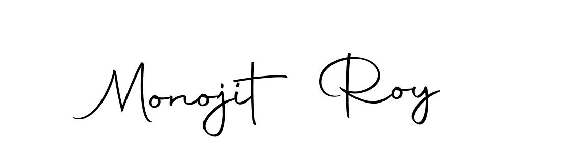 Design your own signature with our free online signature maker. With this signature software, you can create a handwritten (Autography-DOLnW) signature for name Monojit Roy. Monojit Roy signature style 10 images and pictures png