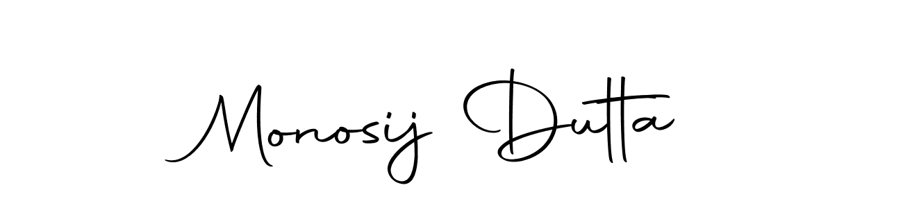 Design your own signature with our free online signature maker. With this signature software, you can create a handwritten (Autography-DOLnW) signature for name Monosij Dutta. Monosij Dutta signature style 10 images and pictures png