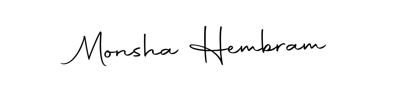 Also You can easily find your signature by using the search form. We will create Monsha Hembram name handwritten signature images for you free of cost using Autography-DOLnW sign style. Monsha Hembram signature style 10 images and pictures png
