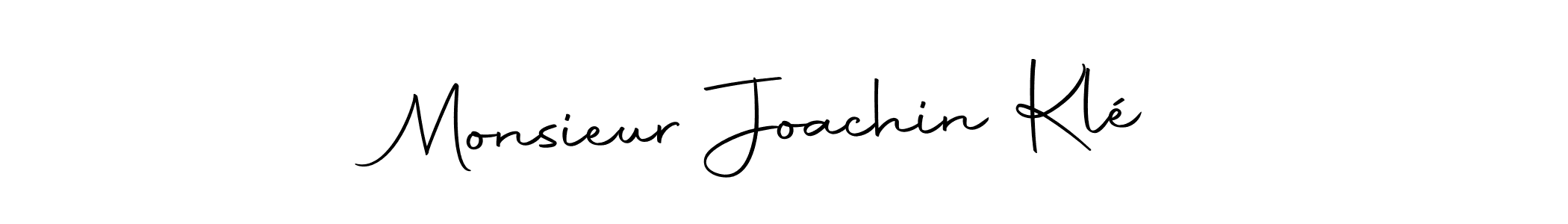 Here are the top 10 professional signature styles for the name Monsieur Joachin Klé. These are the best autograph styles you can use for your name. Monsieur Joachin Klé signature style 10 images and pictures png