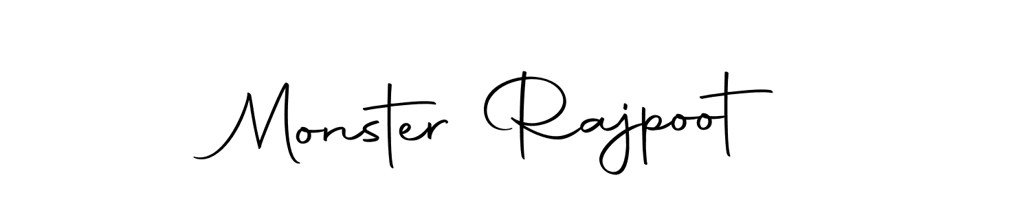 Similarly Autography-DOLnW is the best handwritten signature design. Signature creator online .You can use it as an online autograph creator for name Monster Rajpoot. Monster Rajpoot signature style 10 images and pictures png