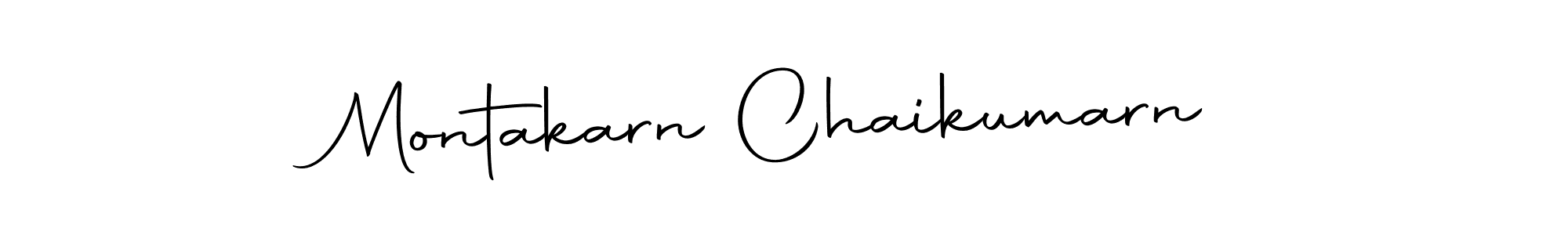 Montakarn Chaikumarn stylish signature style. Best Handwritten Sign (Autography-DOLnW) for my name. Handwritten Signature Collection Ideas for my name Montakarn Chaikumarn. Montakarn Chaikumarn signature style 10 images and pictures png