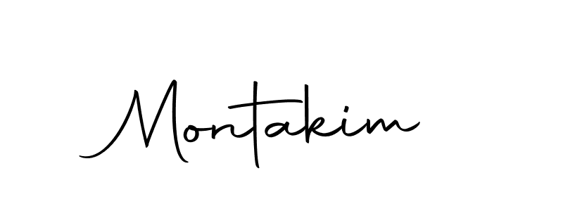 Make a beautiful signature design for name Montakim. Use this online signature maker to create a handwritten signature for free. Montakim signature style 10 images and pictures png