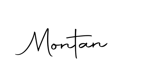 Create a beautiful signature design for name Montan. With this signature (Autography-DOLnW) fonts, you can make a handwritten signature for free. Montan signature style 10 images and pictures png