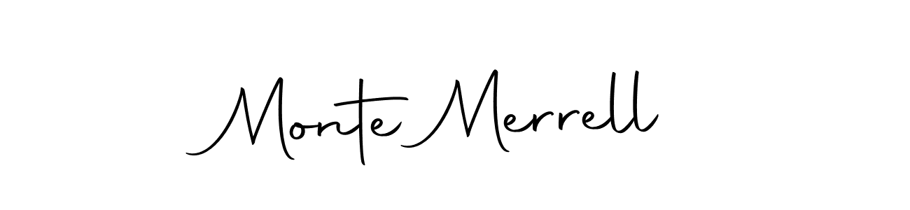 Also we have Monte Merrell name is the best signature style. Create professional handwritten signature collection using Autography-DOLnW autograph style. Monte Merrell signature style 10 images and pictures png