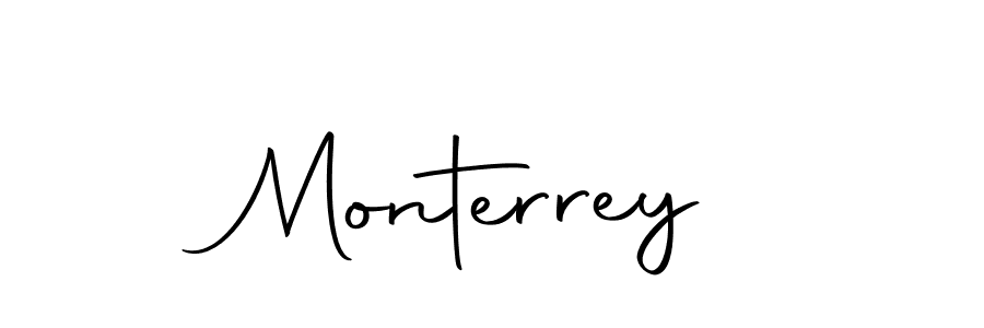 Make a beautiful signature design for name Monterrey. With this signature (Autography-DOLnW) style, you can create a handwritten signature for free. Monterrey signature style 10 images and pictures png