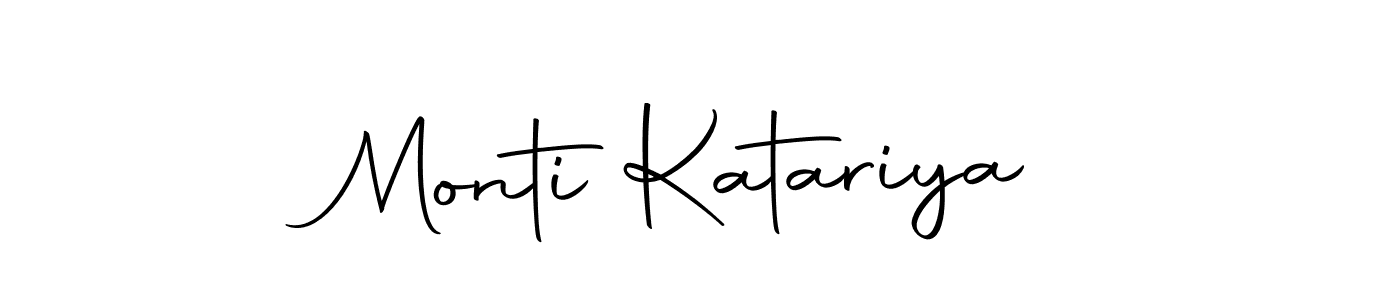 Use a signature maker to create a handwritten signature online. With this signature software, you can design (Autography-DOLnW) your own signature for name Monti Katariya. Monti Katariya signature style 10 images and pictures png