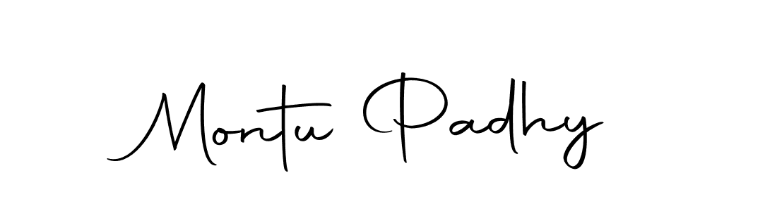 How to make Montu Padhy name signature. Use Autography-DOLnW style for creating short signs online. This is the latest handwritten sign. Montu Padhy signature style 10 images and pictures png