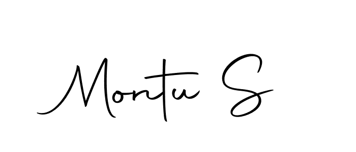 Also we have Montu S name is the best signature style. Create professional handwritten signature collection using Autography-DOLnW autograph style. Montu S signature style 10 images and pictures png