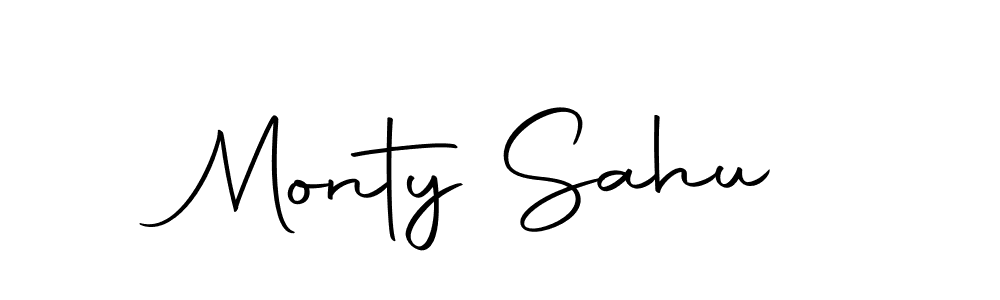 Similarly Autography-DOLnW is the best handwritten signature design. Signature creator online .You can use it as an online autograph creator for name Monty Sahu. Monty Sahu signature style 10 images and pictures png