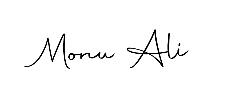 Make a beautiful signature design for name Monu Ali. With this signature (Autography-DOLnW) style, you can create a handwritten signature for free. Monu Ali signature style 10 images and pictures png