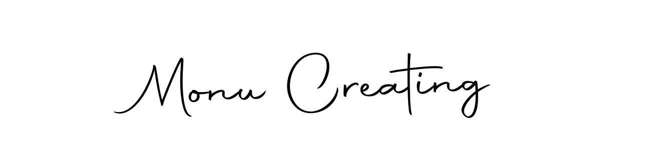 How to make Monu Creating signature? Autography-DOLnW is a professional autograph style. Create handwritten signature for Monu Creating name. Monu Creating signature style 10 images and pictures png