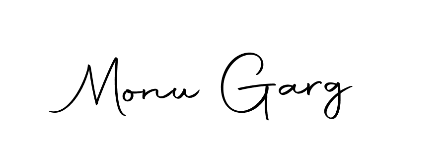 How to make Monu Garg name signature. Use Autography-DOLnW style for creating short signs online. This is the latest handwritten sign. Monu Garg signature style 10 images and pictures png