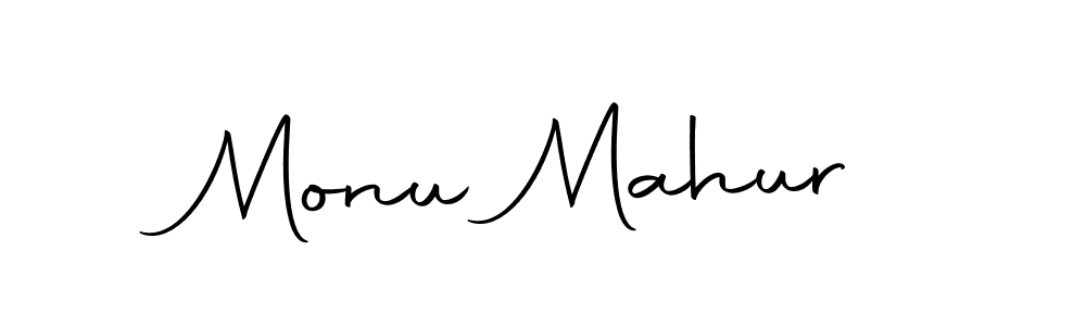 Also we have Monu Mahur name is the best signature style. Create professional handwritten signature collection using Autography-DOLnW autograph style. Monu Mahur signature style 10 images and pictures png