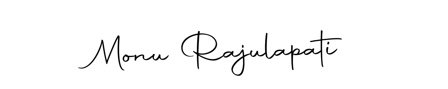 Use a signature maker to create a handwritten signature online. With this signature software, you can design (Autography-DOLnW) your own signature for name Monu Rajulapati. Monu Rajulapati signature style 10 images and pictures png