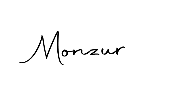Make a beautiful signature design for name Monzur. With this signature (Autography-DOLnW) style, you can create a handwritten signature for free. Monzur signature style 10 images and pictures png