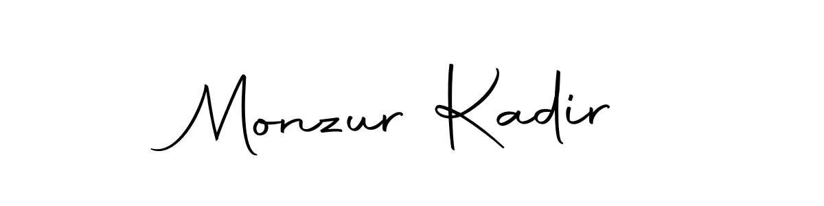 Make a beautiful signature design for name Monzur Kadir. With this signature (Autography-DOLnW) style, you can create a handwritten signature for free. Monzur Kadir signature style 10 images and pictures png