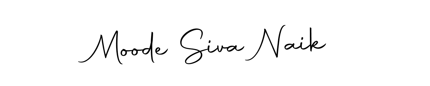 How to make Moode Siva Naik name signature. Use Autography-DOLnW style for creating short signs online. This is the latest handwritten sign. Moode Siva Naik signature style 10 images and pictures png