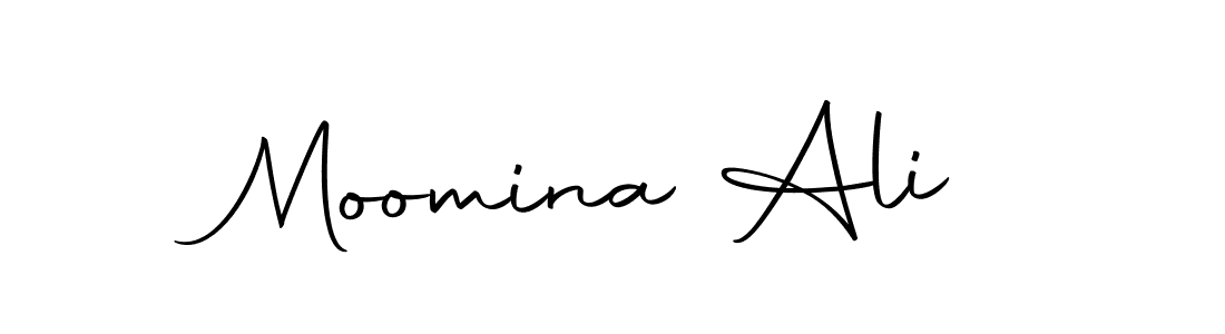 Also we have Moomina Ali name is the best signature style. Create professional handwritten signature collection using Autography-DOLnW autograph style. Moomina Ali signature style 10 images and pictures png