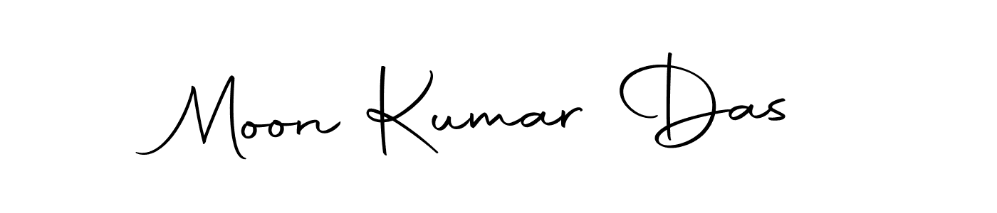 Create a beautiful signature design for name Moon Kumar Das. With this signature (Autography-DOLnW) fonts, you can make a handwritten signature for free. Moon Kumar Das signature style 10 images and pictures png