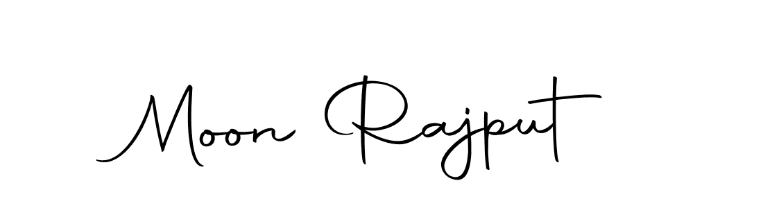 Make a beautiful signature design for name Moon Rajput. Use this online signature maker to create a handwritten signature for free. Moon Rajput signature style 10 images and pictures png