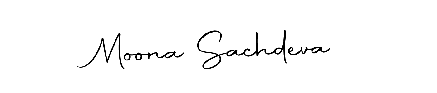 Also we have Moona Sachdeva name is the best signature style. Create professional handwritten signature collection using Autography-DOLnW autograph style. Moona Sachdeva signature style 10 images and pictures png