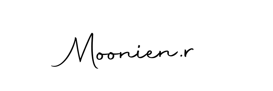 Make a beautiful signature design for name Moonien.r. With this signature (Autography-DOLnW) style, you can create a handwritten signature for free. Moonien.r signature style 10 images and pictures png