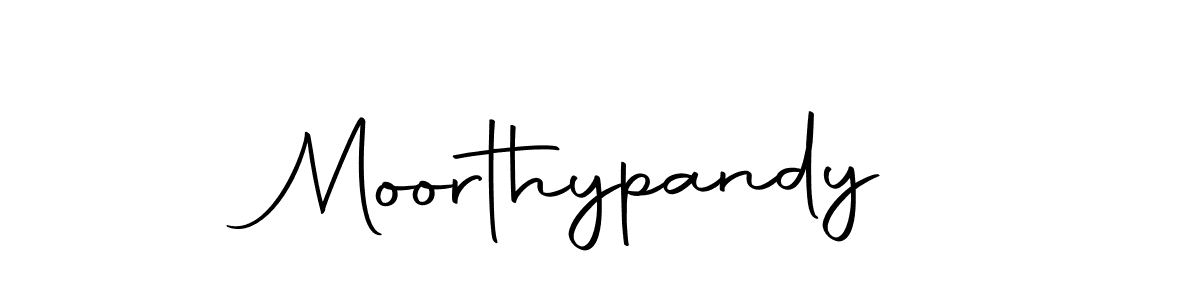 Use a signature maker to create a handwritten signature online. With this signature software, you can design (Autography-DOLnW) your own signature for name Moorthypandy. Moorthypandy signature style 10 images and pictures png