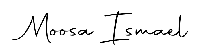 Elevate your brand with a stunning Moosa Ismael eSignature. The Autography-DOLnW style provides a balanced, flowing aesthetic for everyday signing. Moosa Ismael signature style 10 images and pictures png