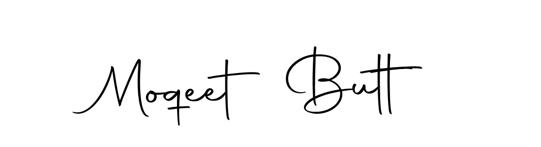 Also we have Moqeet Butt name is the best signature style. Create professional handwritten signature collection using Autography-DOLnW autograph style. Moqeet Butt signature style 10 images and pictures png