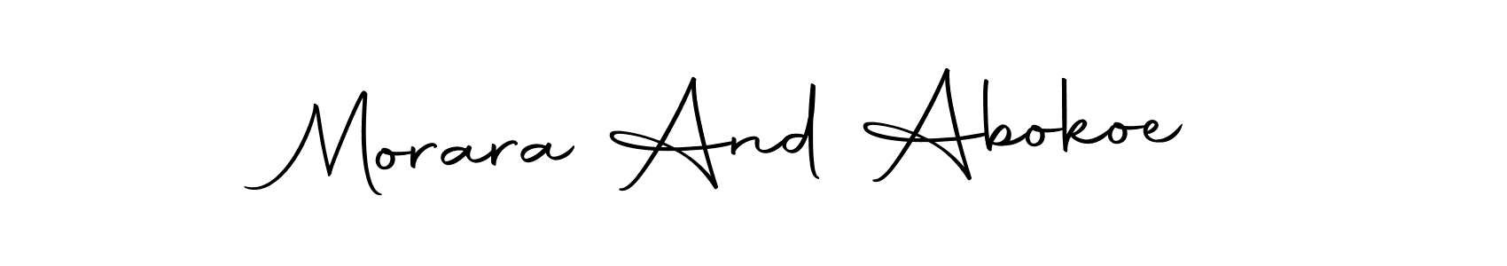 if you are searching for the best signature style for your name Morara And Abokoe. so please give up your signature search. here we have designed multiple signature styles  using Autography-DOLnW. Morara And Abokoe signature style 10 images and pictures png