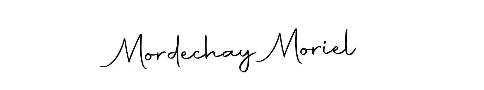 This is the best signature style for the Mordechay Moriel name. Also you like these signature font (Autography-DOLnW). Mix name signature. Mordechay Moriel signature style 10 images and pictures png