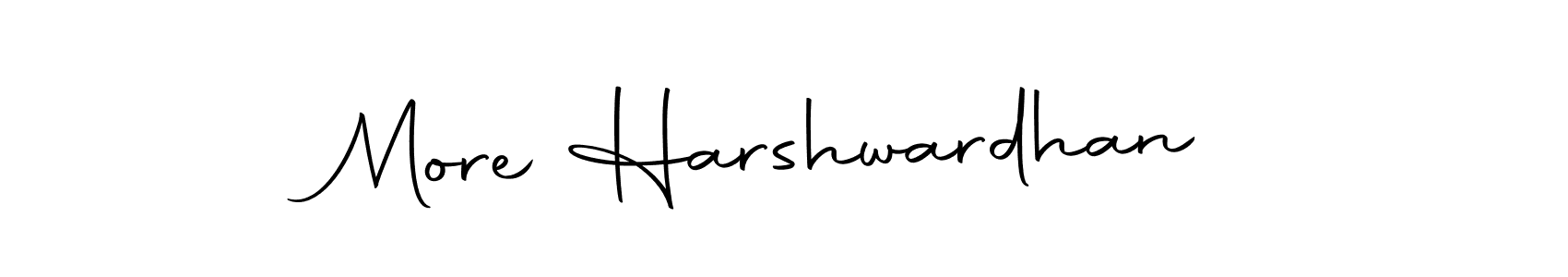 Use a signature maker to create a handwritten signature online. With this signature software, you can design (Autography-DOLnW) your own signature for name More Harshwardhan. More Harshwardhan signature style 10 images and pictures png