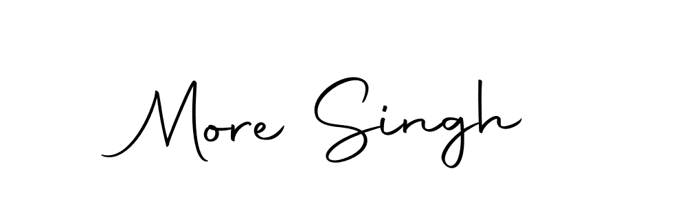Use a signature maker to create a handwritten signature online. With this signature software, you can design (Autography-DOLnW) your own signature for name More Singh. More Singh signature style 10 images and pictures png