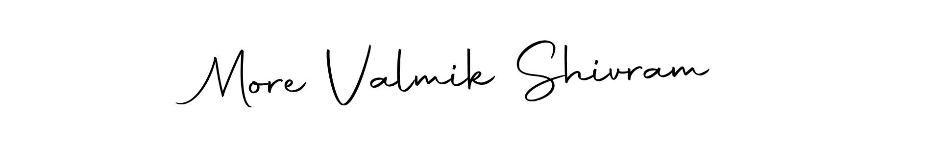 if you are searching for the best signature style for your name More Valmik Shivram. so please give up your signature search. here we have designed multiple signature styles  using Autography-DOLnW. More Valmik Shivram signature style 10 images and pictures png