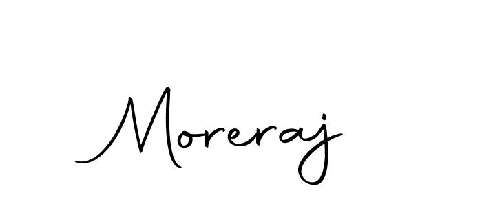 Design your own signature with our free online signature maker. With this signature software, you can create a handwritten (Autography-DOLnW) signature for name Moreraj. Moreraj signature style 10 images and pictures png