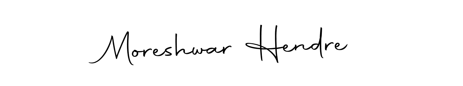 Also we have Moreshwar Hendre name is the best signature style. Create professional handwritten signature collection using Autography-DOLnW autograph style. Moreshwar Hendre signature style 10 images and pictures png