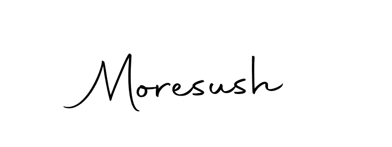 How to make Moresush name signature. Use Autography-DOLnW style for creating short signs online. This is the latest handwritten sign. Moresush signature style 10 images and pictures png