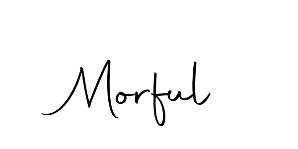 if you are searching for the best signature style for your name Morful. so please give up your signature search. here we have designed multiple signature styles  using Autography-DOLnW. Morful signature style 10 images and pictures png