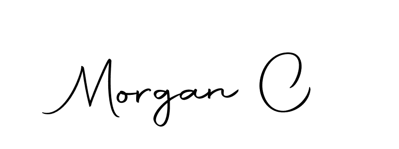 Morgan C stylish signature style. Best Handwritten Sign (Autography-DOLnW) for my name. Handwritten Signature Collection Ideas for my name Morgan C. Morgan C signature style 10 images and pictures png