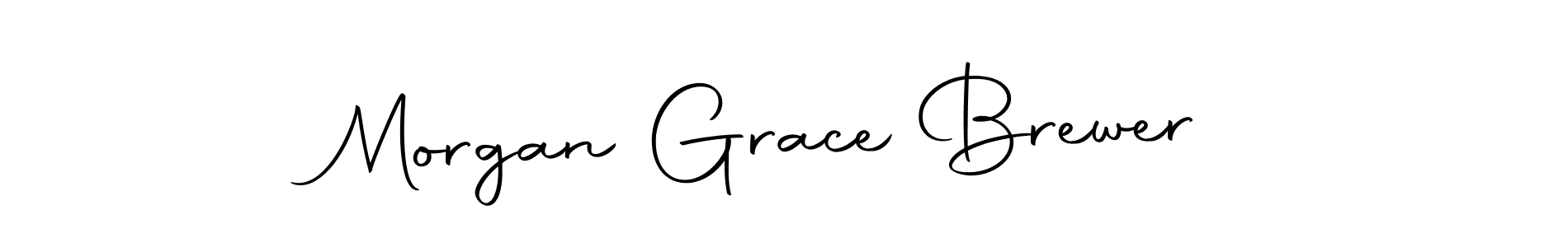 Create a beautiful signature design for name Morgan Grace Brewer. With this signature (Autography-DOLnW) fonts, you can make a handwritten signature for free. Morgan Grace Brewer signature style 10 images and pictures png