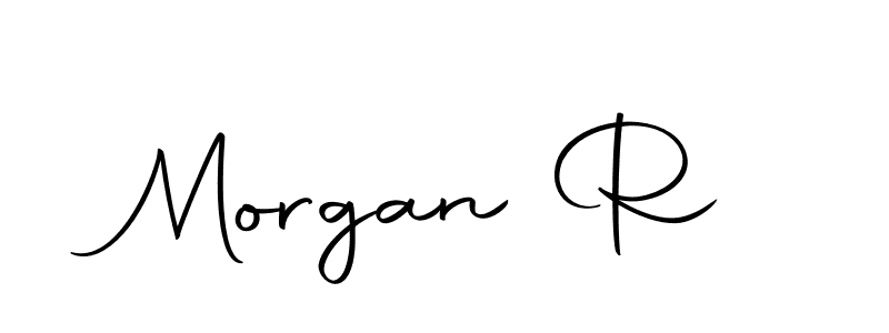 Design your own signature with our free online signature maker. With this signature software, you can create a handwritten (Autography-DOLnW) signature for name Morgan R. Morgan R signature style 10 images and pictures png