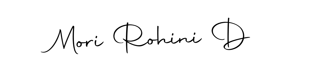 Here are the top 10 professional signature styles for the name Mori Rohini D. These are the best autograph styles you can use for your name. Mori Rohini D signature style 10 images and pictures png