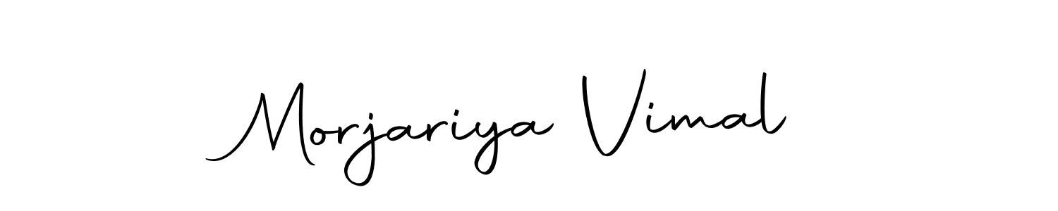 Design your own signature with our free online signature maker. With this signature software, you can create a handwritten (Autography-DOLnW) signature for name Morjariya Vimal. Morjariya Vimal signature style 10 images and pictures png