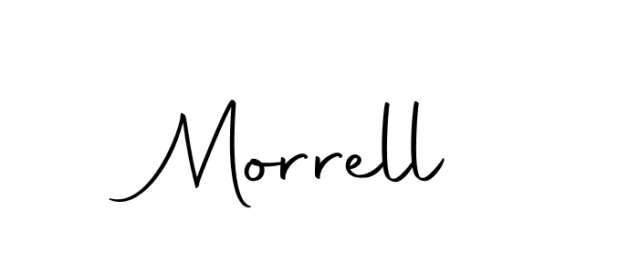 Morrell stylish signature style. Best Handwritten Sign (Autography-DOLnW) for my name. Handwritten Signature Collection Ideas for my name Morrell. Morrell signature style 10 images and pictures png