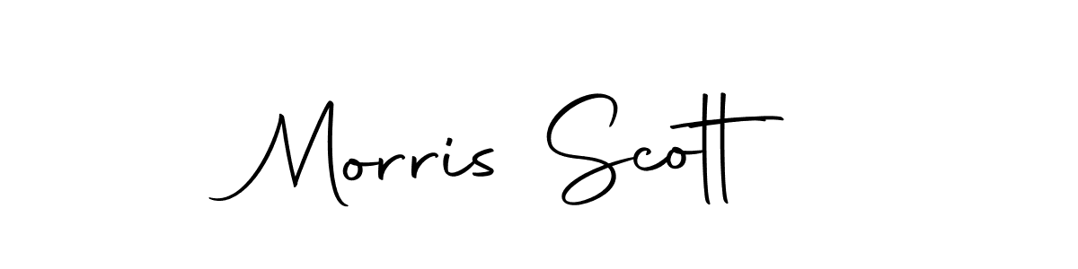 Create a beautiful signature design for name Morris Scott. With this signature (Autography-DOLnW) fonts, you can make a handwritten signature for free. Morris Scott signature style 10 images and pictures png