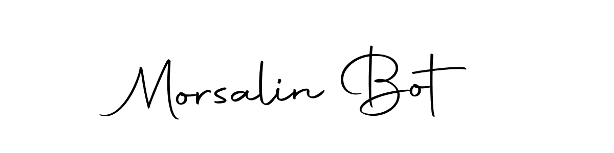 It looks lik you need a new signature style for name Morsalin Bot. Design unique handwritten (Autography-DOLnW) signature with our free signature maker in just a few clicks. Morsalin Bot signature style 10 images and pictures png