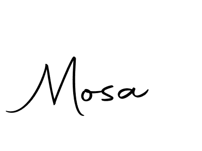 Mosa stylish signature style. Best Handwritten Sign (Autography-DOLnW) for my name. Handwritten Signature Collection Ideas for my name Mosa. Mosa signature style 10 images and pictures png
