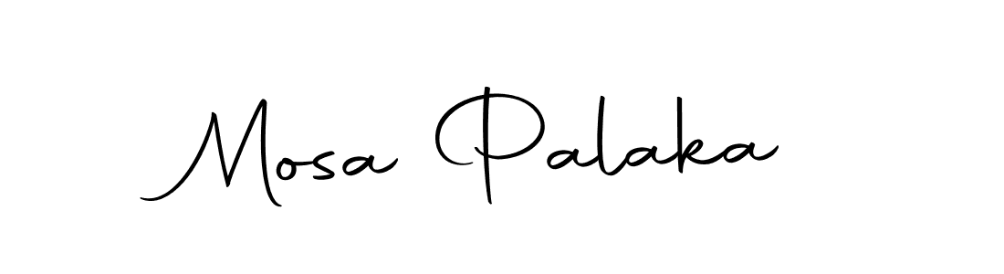 Use a signature maker to create a handwritten signature online. With this signature software, you can design (Autography-DOLnW) your own signature for name Mosa Palaka. Mosa Palaka signature style 10 images and pictures png