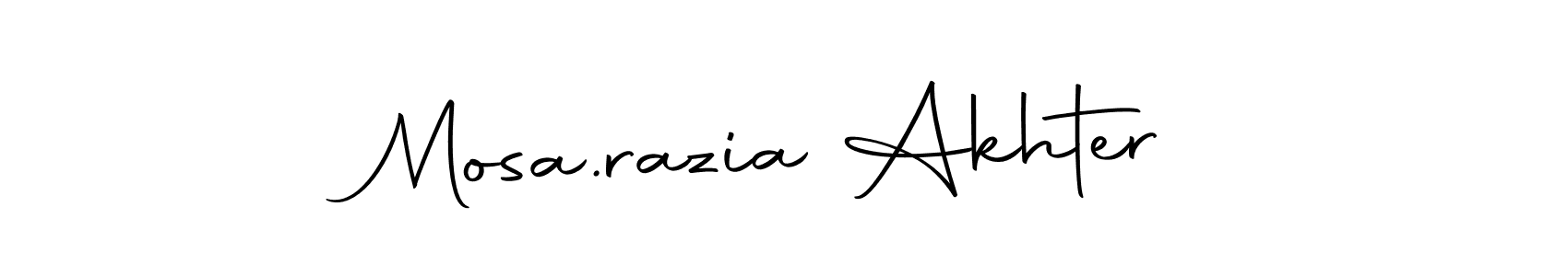 This is the best signature style for the Mosa.razia Akhter name. Also you like these signature font (Autography-DOLnW). Mix name signature. Mosa.razia Akhter signature style 10 images and pictures png